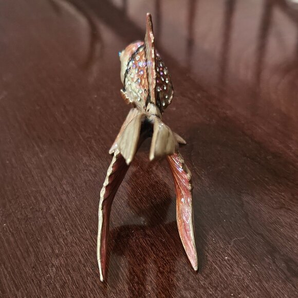 RARE JAY STRONGWATER GEOFFREY TROPICAL FISH GROTTO OCEAN CRYSTAL ENAMEL FIGURINE - Picture 6 of 12